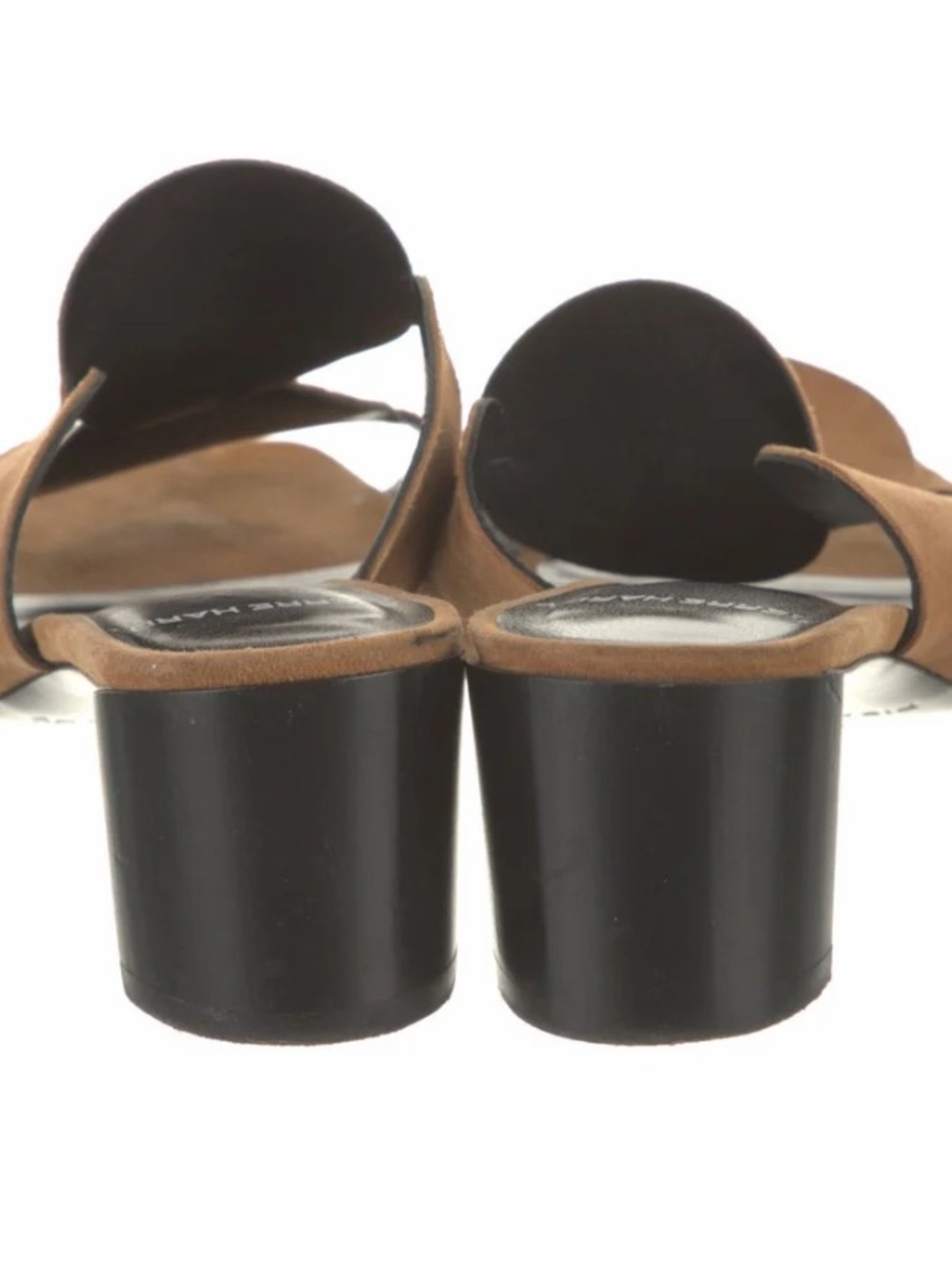 Pierre Hardy Women's Tan Suede Slide Sandals -37 - Picture 2 of 3